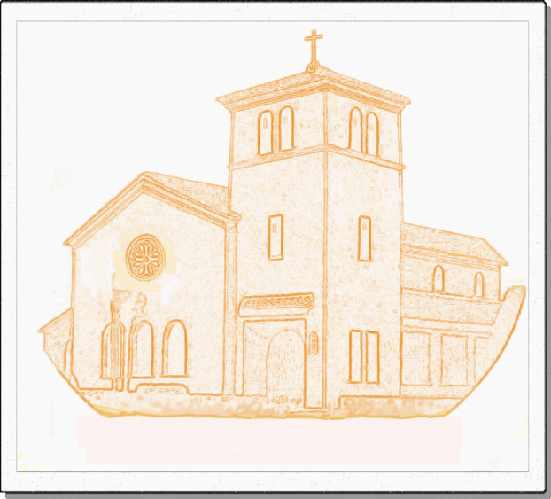 教会のイラスト　ノアの箱舟のイメージ